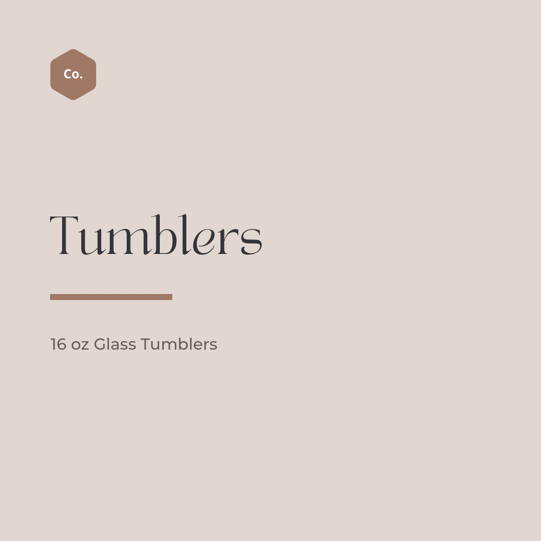 16 oz Tumblers